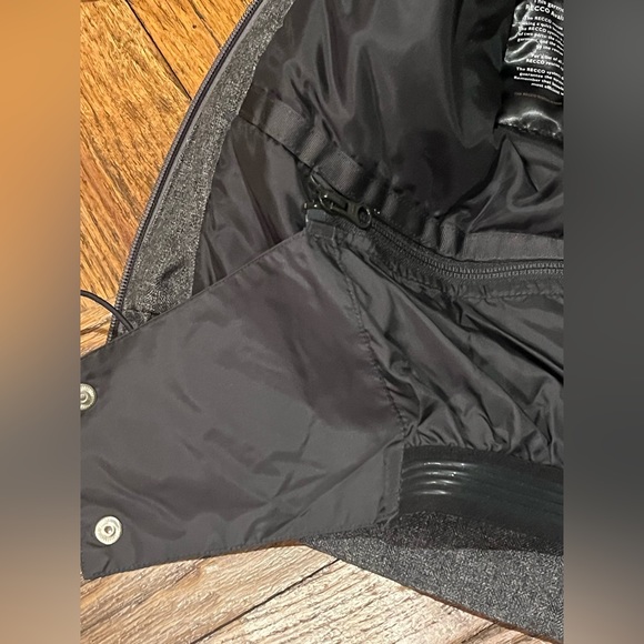 Adidas Stella McCartney Women’s Recco Ski Jacket Coat Charcoal Gray L - Picture 13 of 16